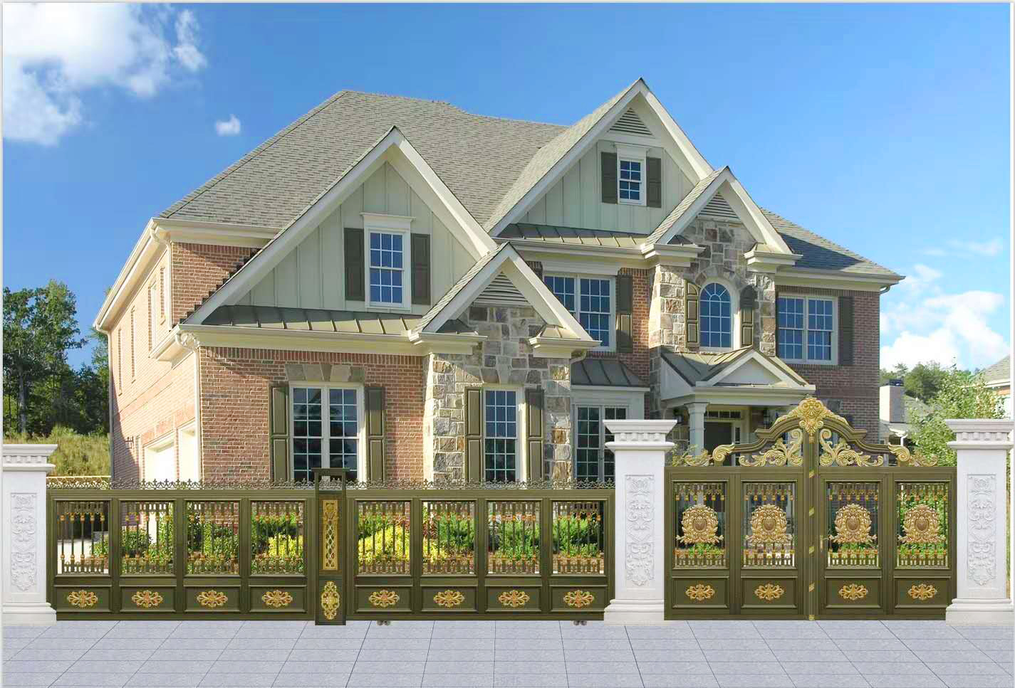 馬鞍山鋁藝大門